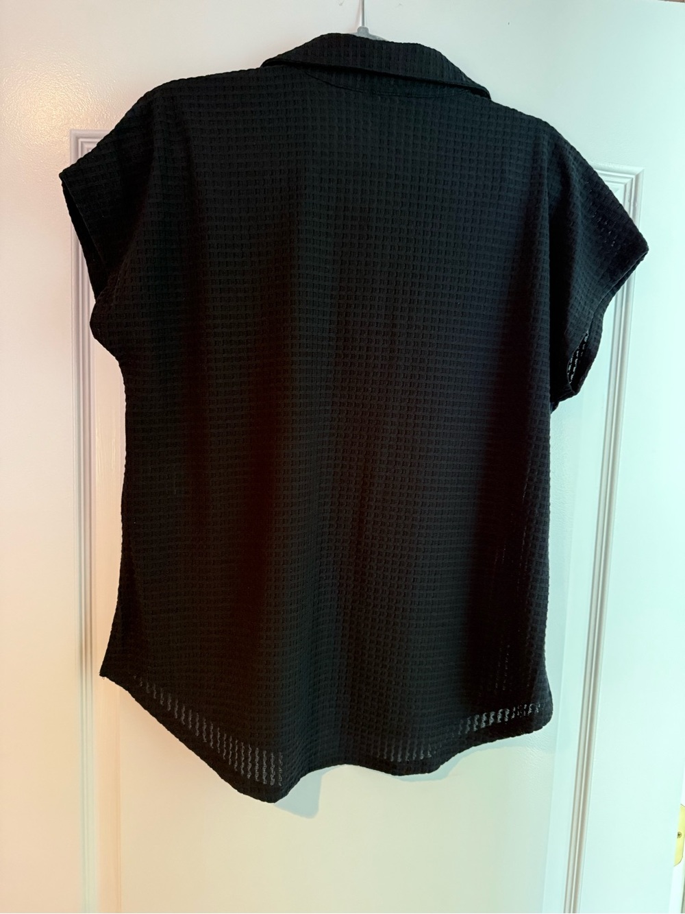 Jones New York Sport Textured Short-sleeve Collared Top Size Large NWT - Picture 2 of 7